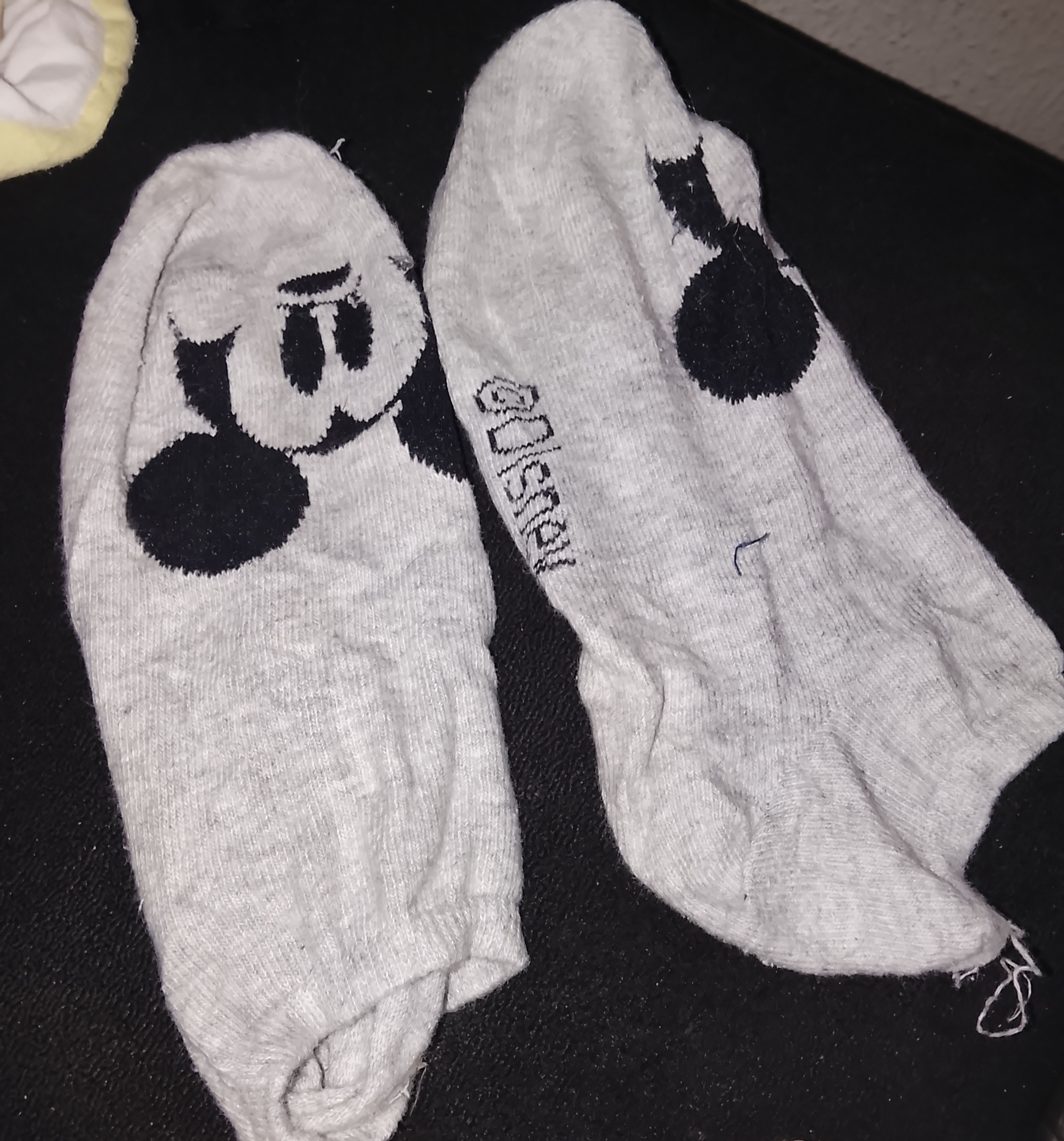 Purple Athletic and Grey Mickey Mouse Graphic Ankle Socks (2-Pack) 3