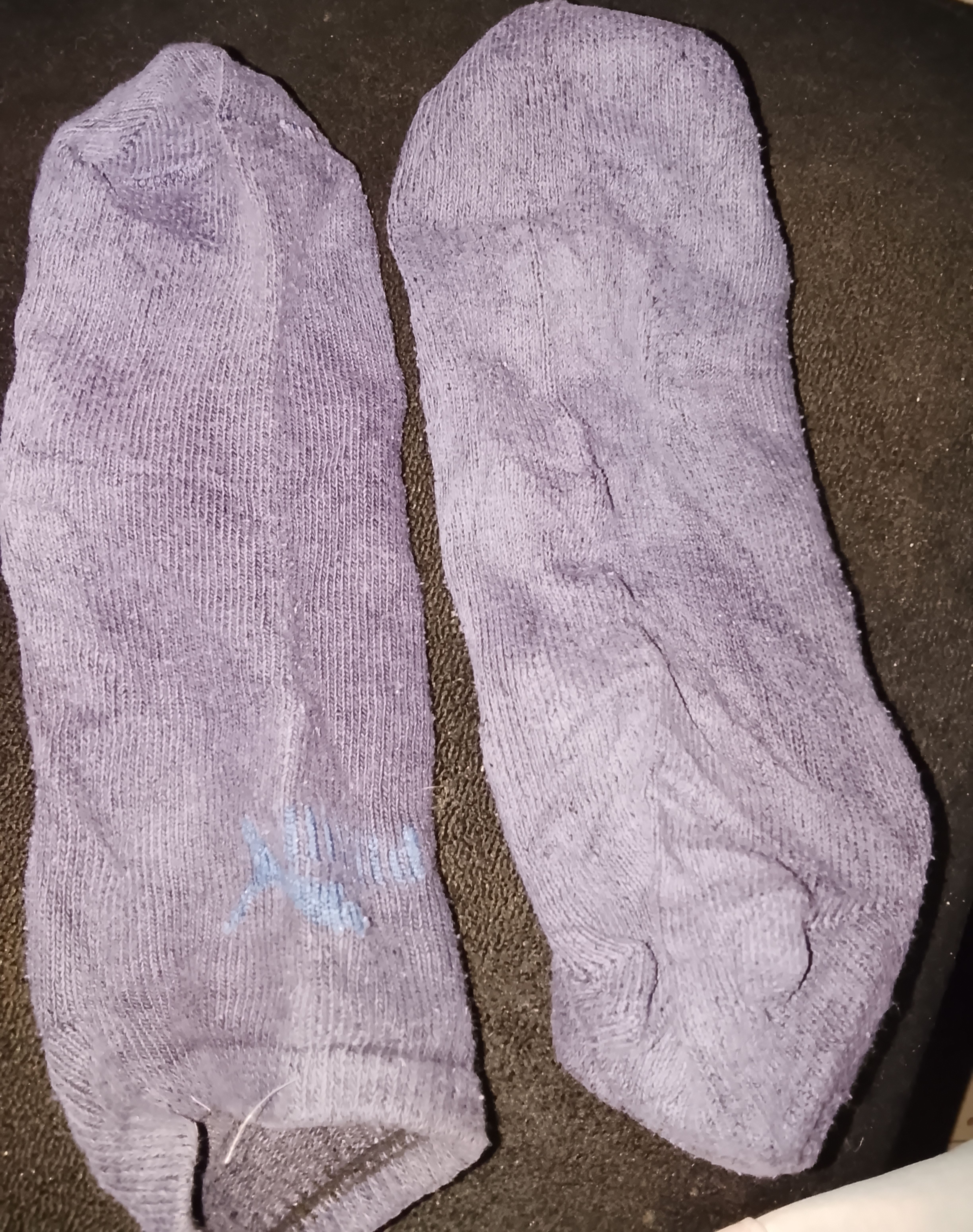 Purple Athletic and Grey Mickey Mouse Graphic Ankle Socks (2-Pack) 2