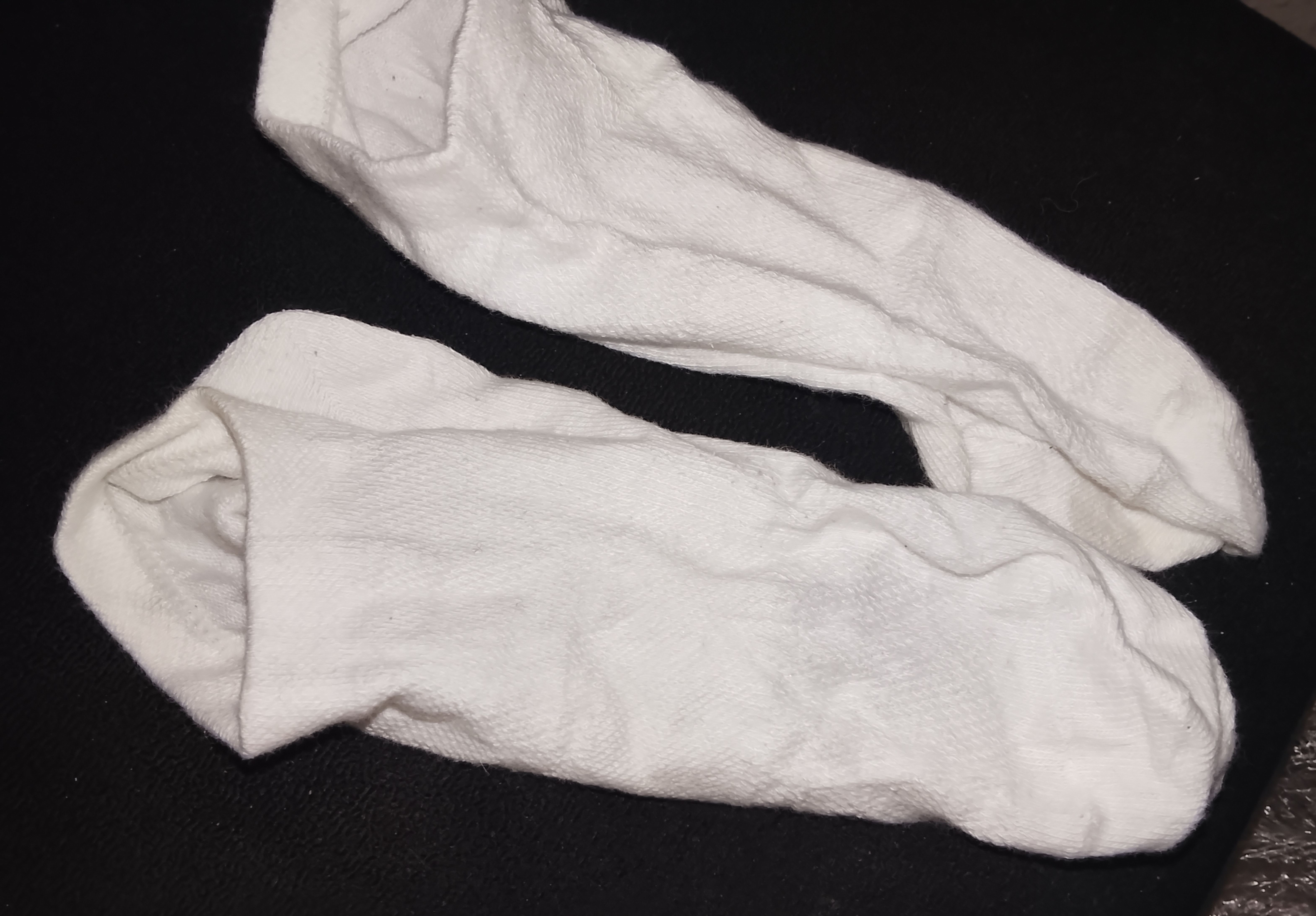 Solid White and Navy/Pink Trim Low-Cut Socks (2-Pack) 2